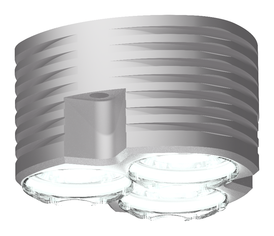30W Deck/Spreader Light, dimmable, 26° reflector